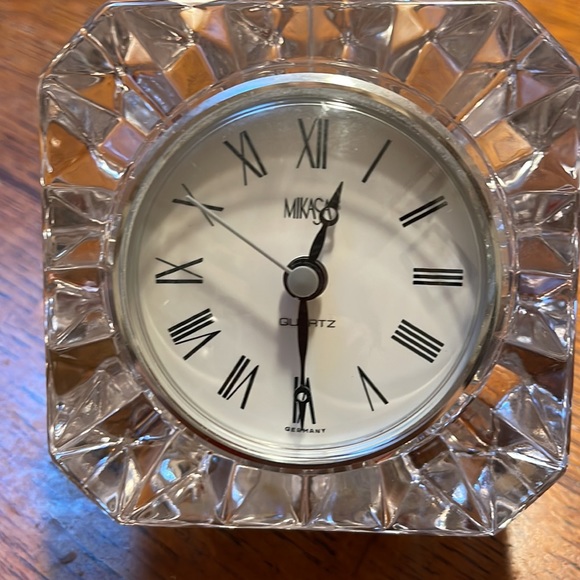 Mikasa Accents Mikasa Crystal Clock Poshmark